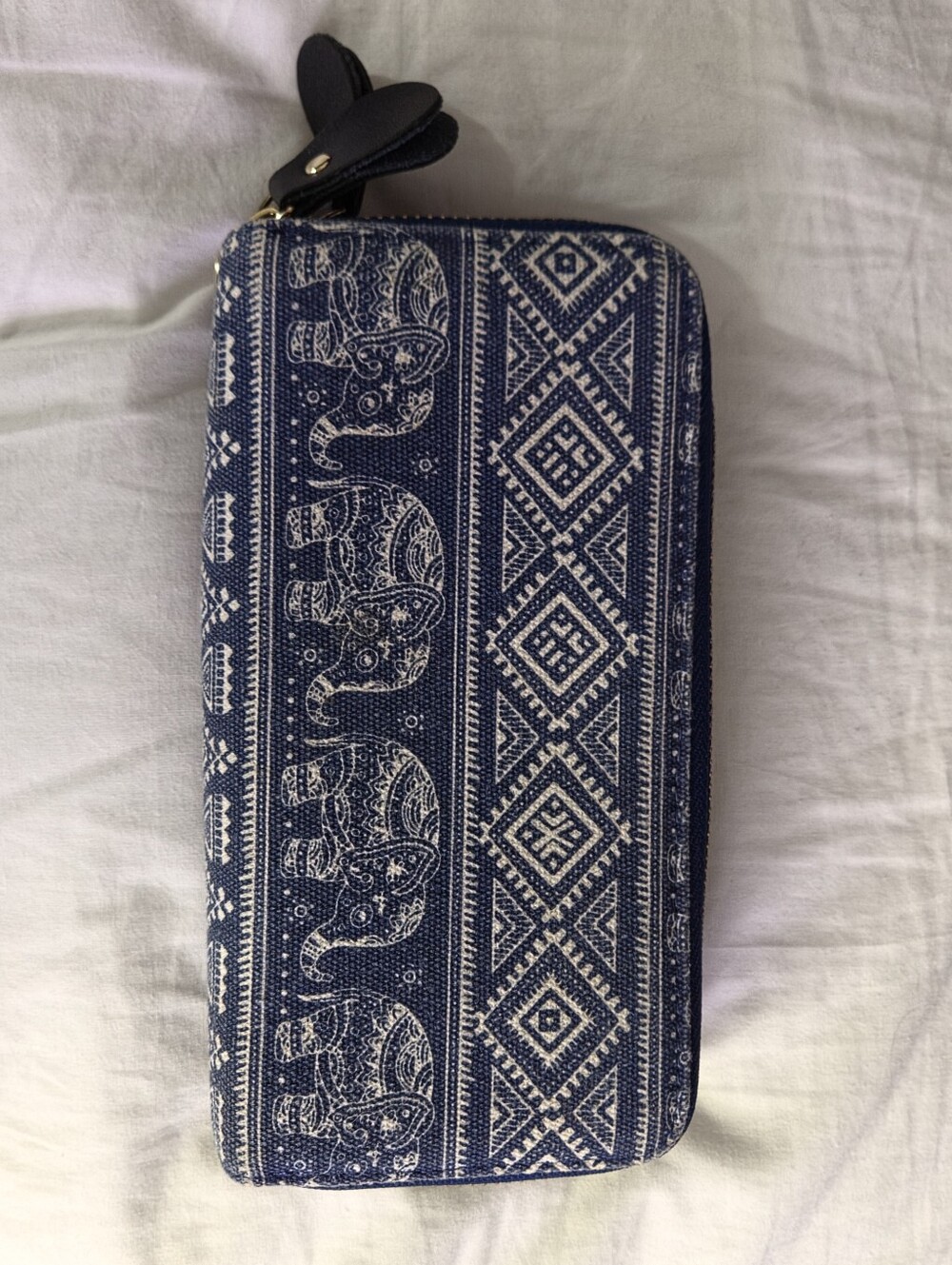 Stunning Boho Elephant Print Spacious Wallet